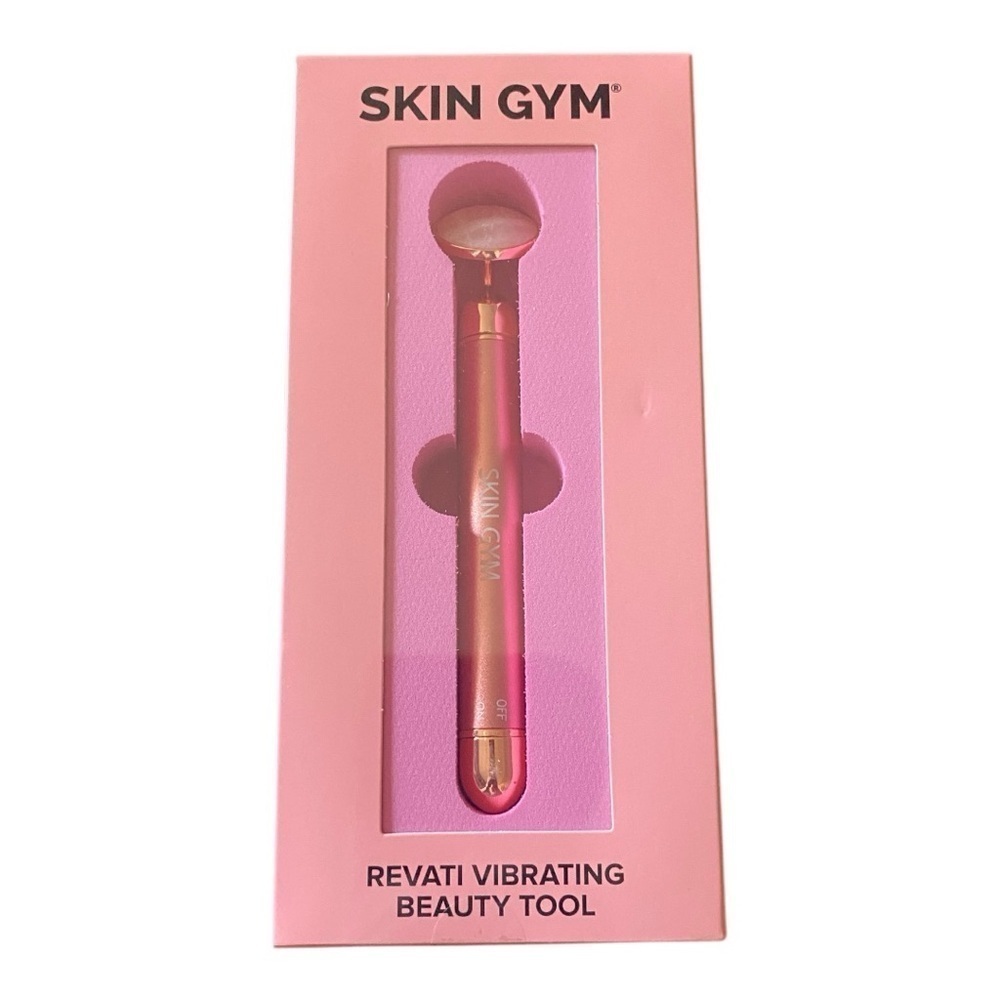 #114-NWT-SKIN GYM-REVATI VIBRATING FACIAL ROLLER MASSAGER